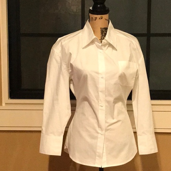 Steve Madden Nadia White Button Down Shirt. Sz Small. NWOT - Picture 3 of 4